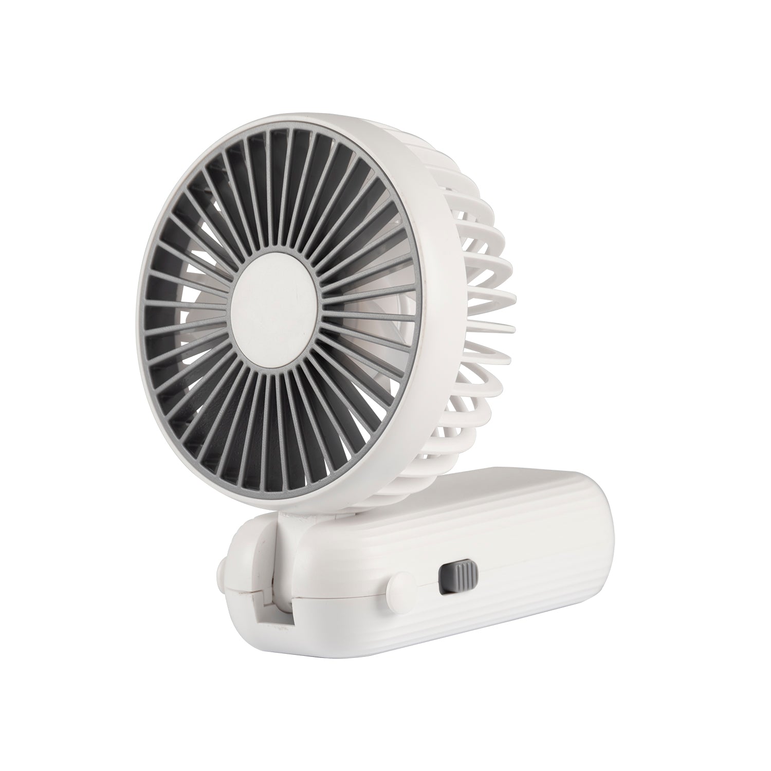 DICTROLUX - Ventilatore da scrivania 2 in 1 Portatile e Ricaricabile USB - h15,7x7,2x3,5 cm